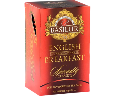 English Breakfast Basilur Tea 25 teabags