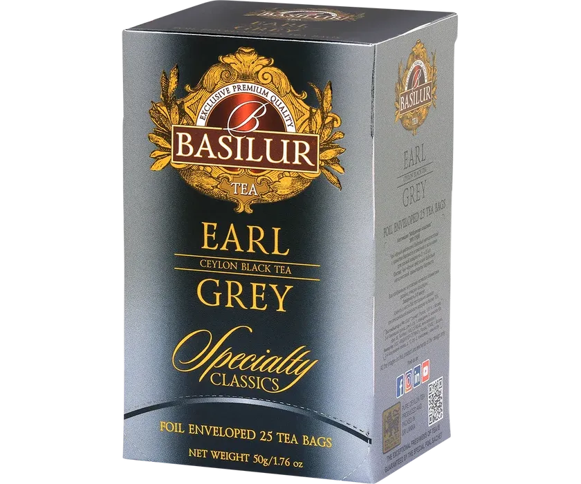 Earl Grey Herbal Tea Basilur Tea 25 teabags