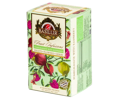 Pomegranate with Raspberry Basilur Teas 20 teabags