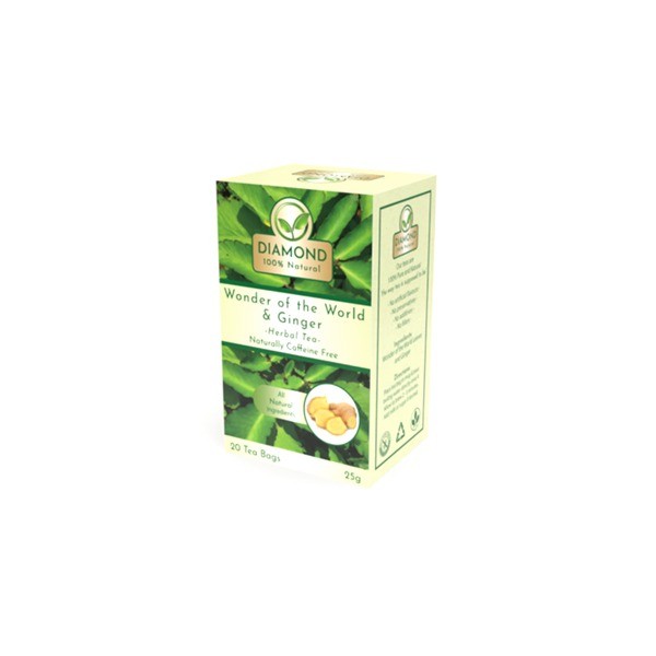 Wonder of the World & Ginger Tea Diamond Tea 20 teabags