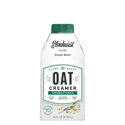 Unsweetened Oat Creamer Elmhurst 16 fl oz