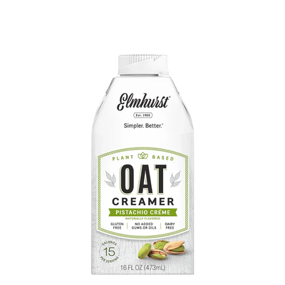 Pistachio Crème Oat Creamer Elmhurst 16 fl oz