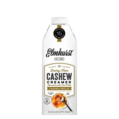 Caramel Brûlée Cashew Creamer Elmhurst 25.4 fl oz