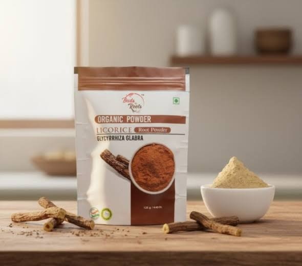 Licorice Root Organic Powder Buds & Roots 125g