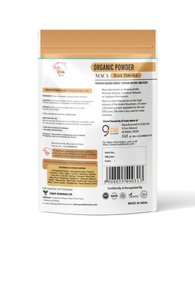 Maca Root Organic Powder Buds & Roots 125g