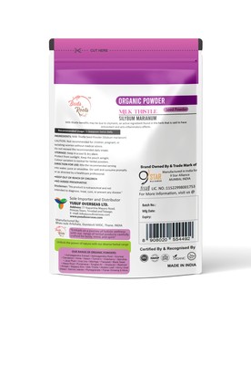Milk Thistle Organic Powder Buds & Roots 50g