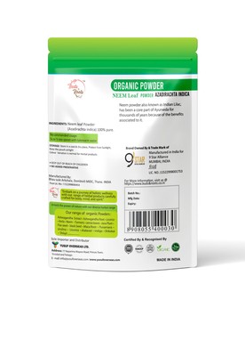 Neem Organic Powder Buds & Roots 125g
