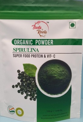 Spirulina Organic Powder Buds & Roots 125g