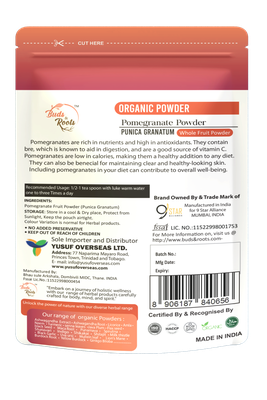 Pomegranate Organic Powder Buds & Roots 50g