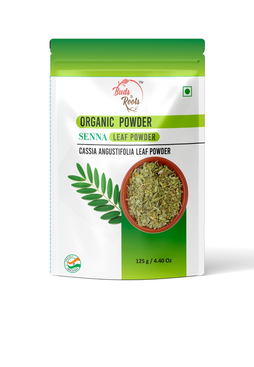 Senna Organic Powder Buds & Roots 125g