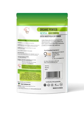 Senna Organic Powder Buds & Roots 125g