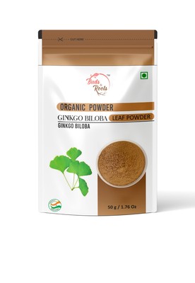 Ginkgo Biloba Organic Powder Buds & Roots 50g