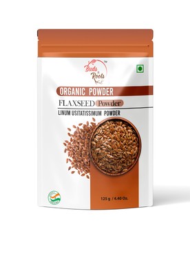 Flaxseed Organic Powder Buds & Roots 125g