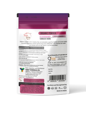 Elderberry Organic Powder Buds & Roots 50g