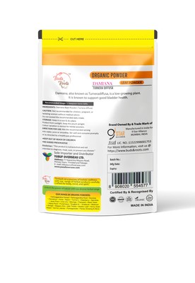 Damiana Organic Powder Buds & Roots 50g