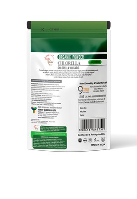 Chlorella Organic Powder Buds & Roots 125g