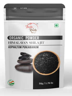 Himalayan Shilajit Organic Powder Buds & Roots 50g