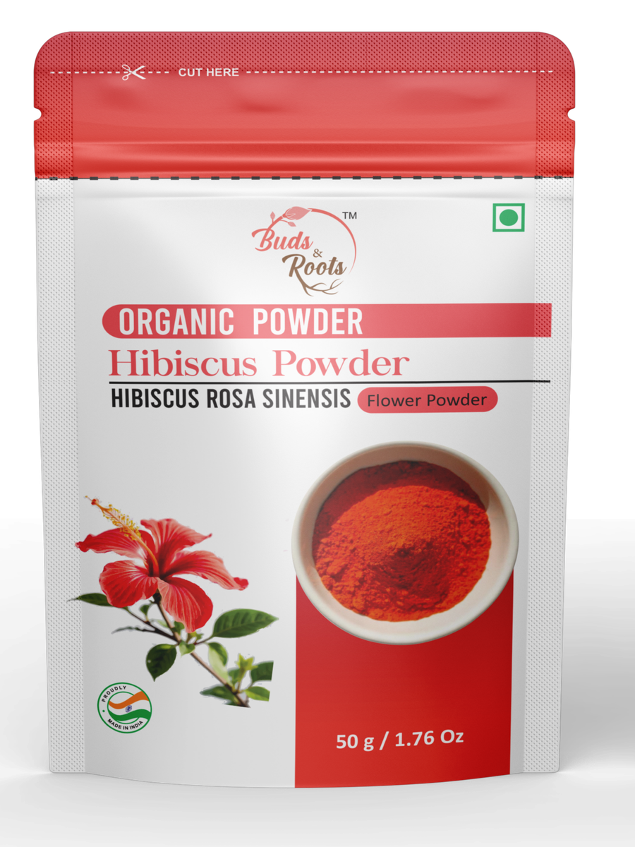 Hibiscus Organic Powder Buds & Roots 50g