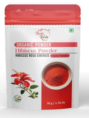 Hibiscus Organic Powder Buds & Roots 50g