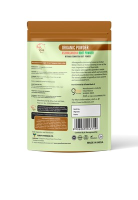 Ashwagandha Root Organic Powder Buds & Roots 125g