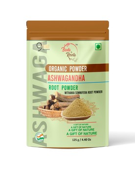 Ashwagandha Root Organic Powder Buds & Roots 125g
