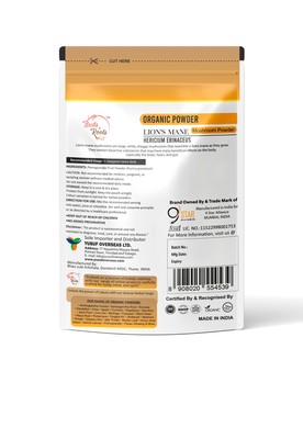 Lion's Mane Organic Powder Buds & Roots 50g