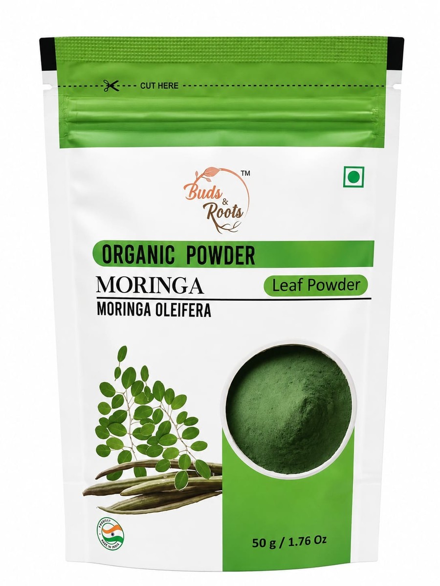 Moringa Organic Powder Buds & Roots 50g