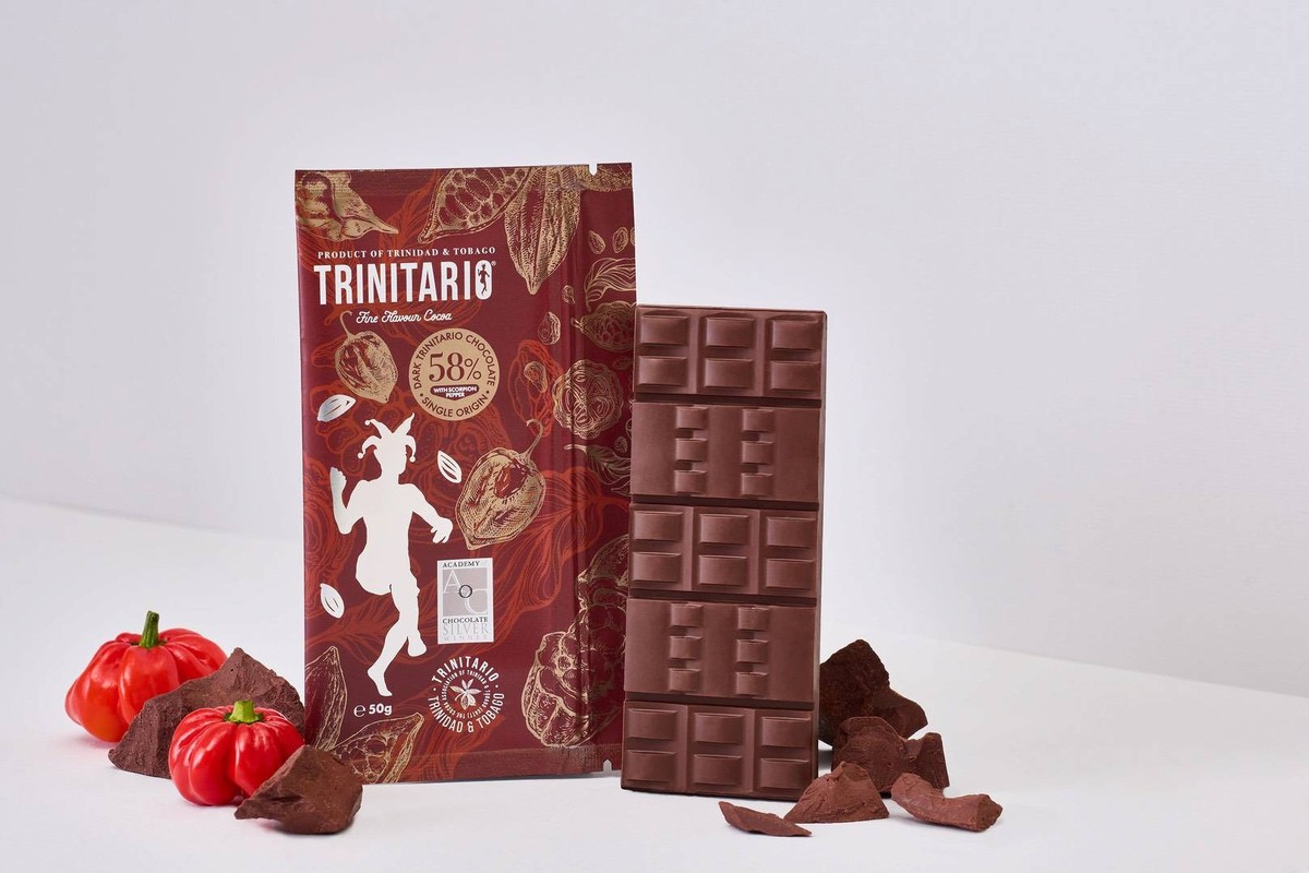 Trinitario 58% Scorpion Pepper Bar 50g