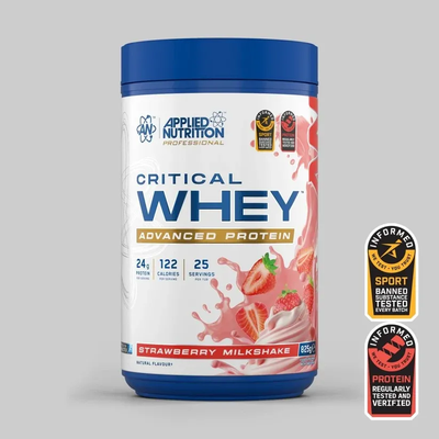 Critical Whey 825g Applied Nutrition Strawberry Milkshake
