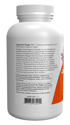 Collagen Joint Support Powder NOW 11oz