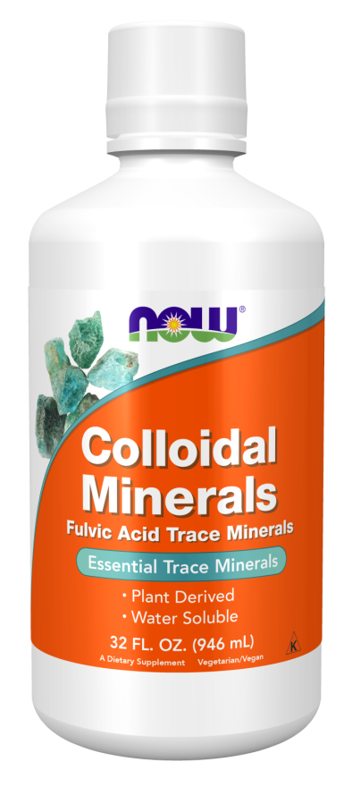 Colloidal Minerals Liquid 32 FL oz. NOW