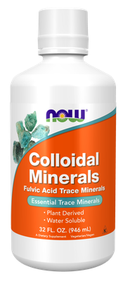 Colloidal Minerals Liquid 32 FL oz. NOW