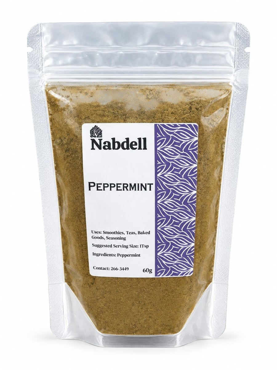 Peppermint Powder 60g Nabdell