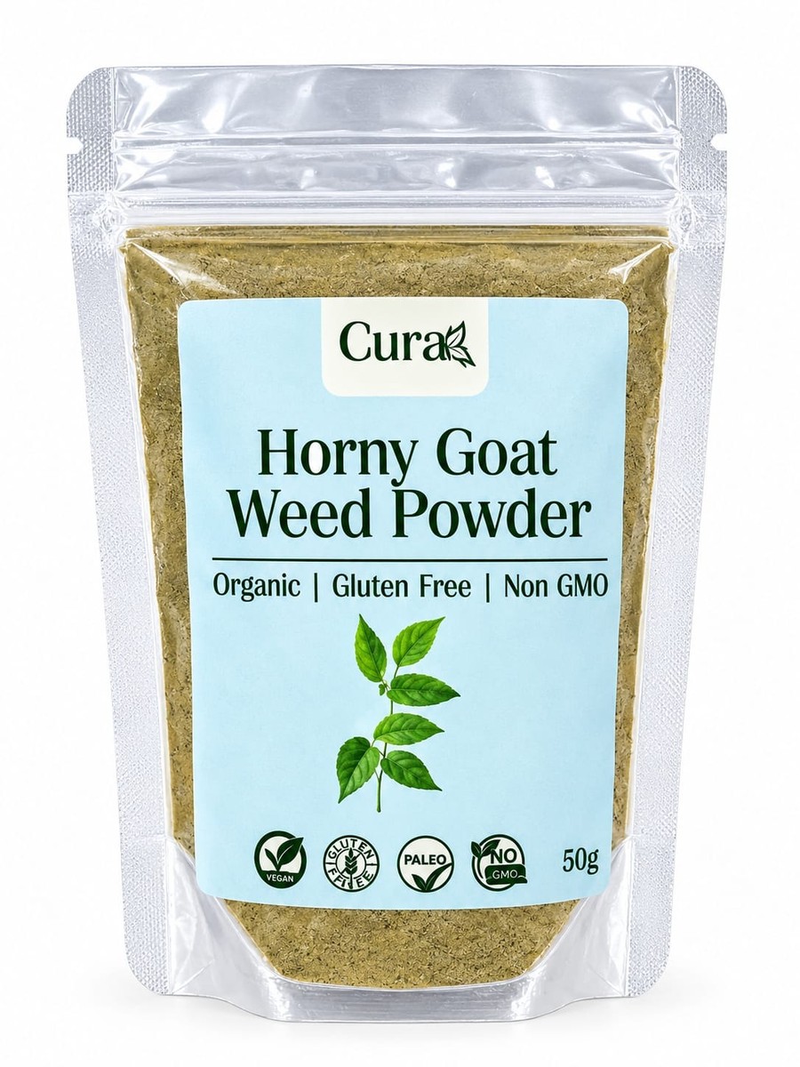 Horny Goat Weed Powder 50g Nabdell