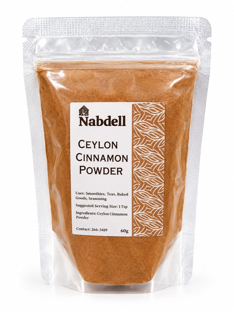 Ceylon Cinnamon Powder 60g Nabdell