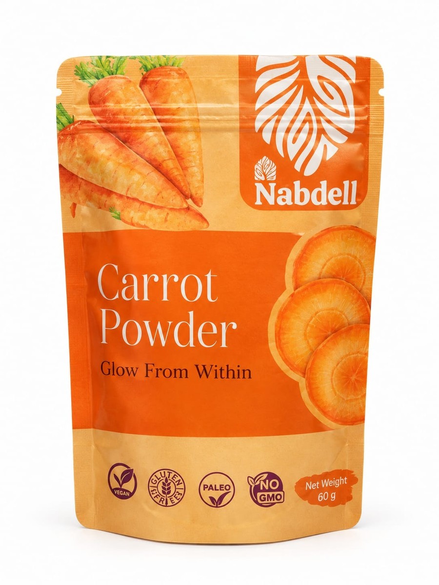 Carrot Powder 60g Nabdell