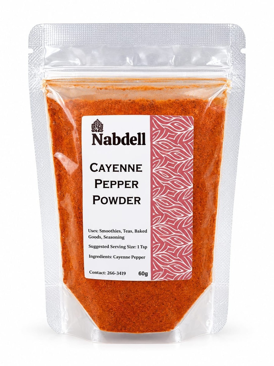 Cayenne Pepper Powder 60g Nabdell