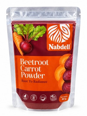 Beetroot Carrot Powder 60g Nabdell