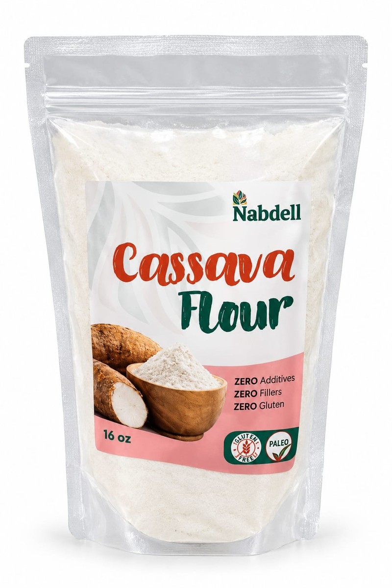 Cassava Flour 16oz Nabdell