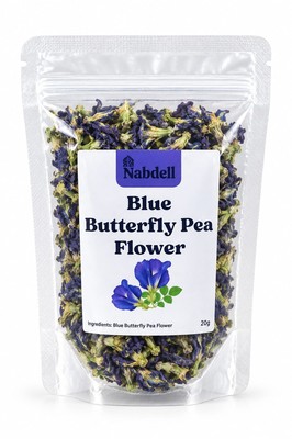 Blue Butterfly Pea Flower 20g Nabdell