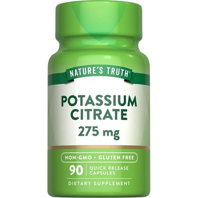 Nature's Truth Potassium Citrate Supplement 275mg, 90 Capsules