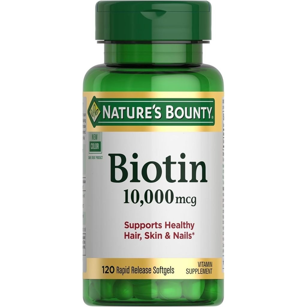 Nature's Bounty Biotin 10,000mcg 120 softgels
