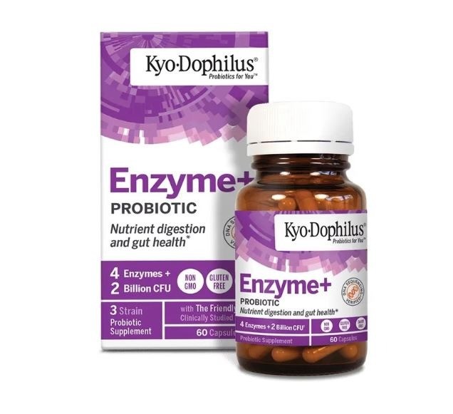 Kyolic Kyo-Dophilus Enzyme+ Probiotic - Digestive Enzymes 60s (30 servings)