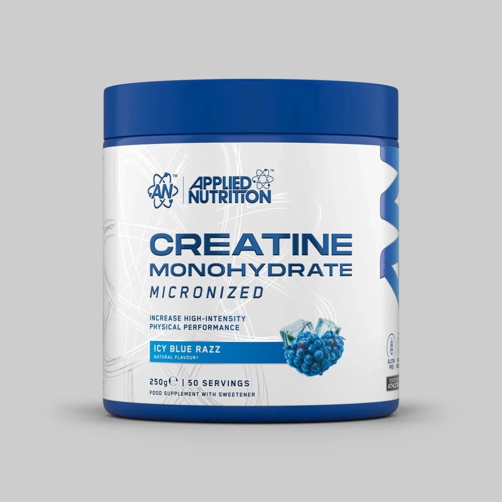 Applied Nutrition Creatine monohydrate powder icy blue razz 250g 50 servings