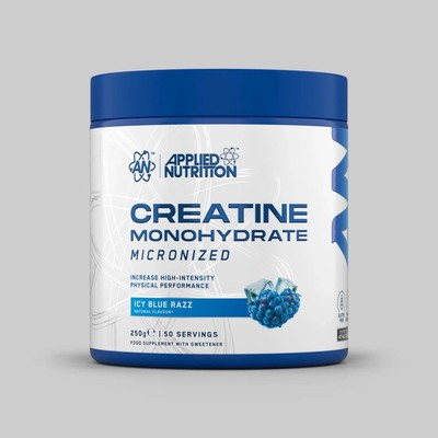 Applied Nutrition Creatine monohydrate powder icy blue razz 250g 50 servings