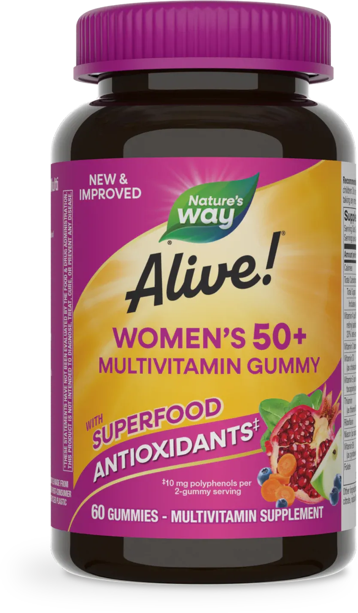 Alive Women's 50+ Gummy Multivitamin 60ct