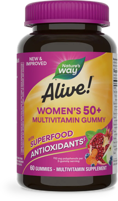 Alive Women's 50+ Gummy Multivitamin 60ct
