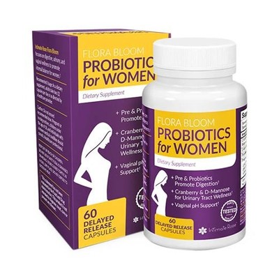 Flora Bloom Feminine Probiotic 60 Capsules