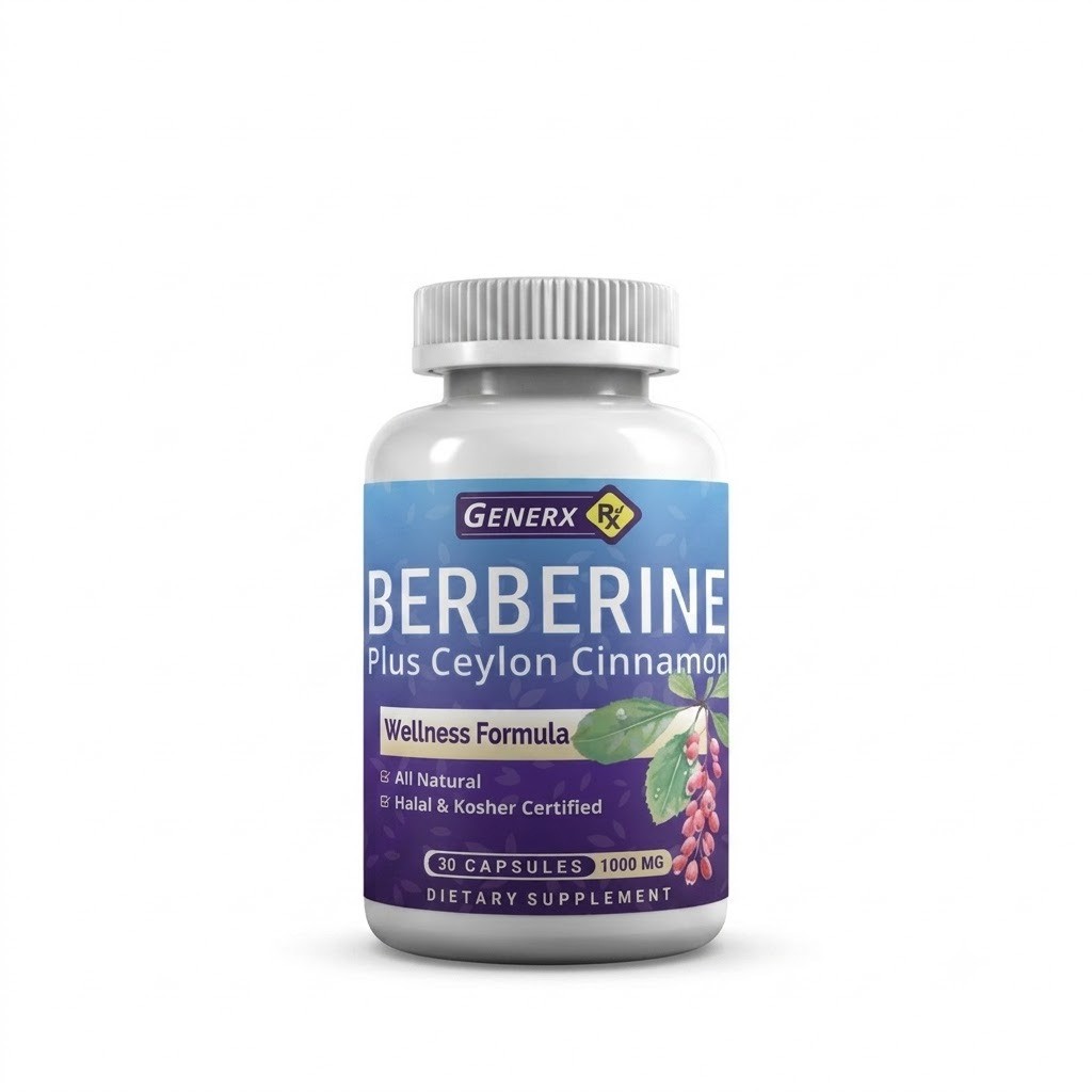 Generx Berberine plus Ceylon Cinnamon 30ct