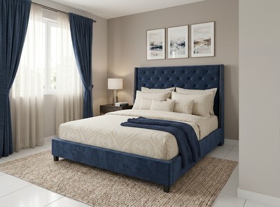 Queen Bedframe -  Blue Lazuli Bedframe